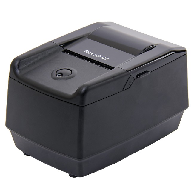 Фискальный регистратор ККТ "РИТЕЙЛ-02Ф" LAN/USB с раз. ДЯ с автоотрезчиком (черный) без ФН ФФД 1.2