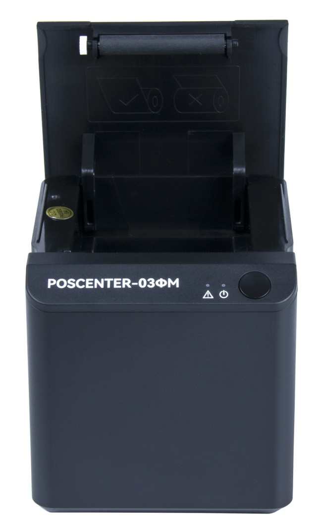 Фискальный регистратор "POScenter-03ФМ" (интерфейсы LAN, COM, USB, ДЯ с WiFi, Bluetooth), чёрный, без ФН